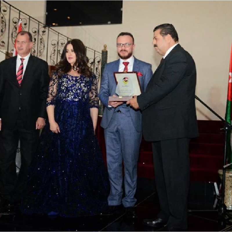 Honoring the Pro Brush Company from the Iraqi Jordanian organization